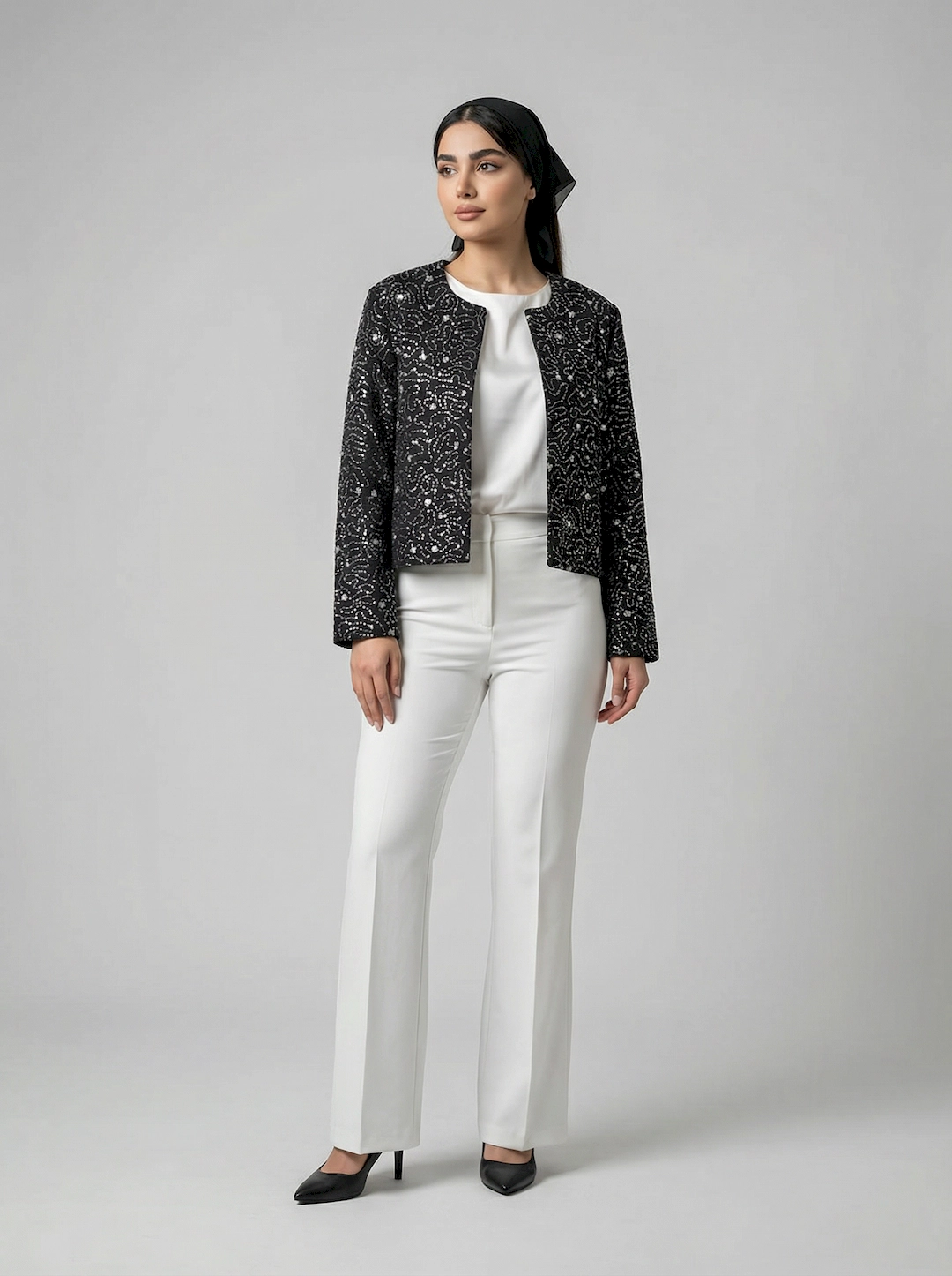 کت پولکدوزی زنانه 3791